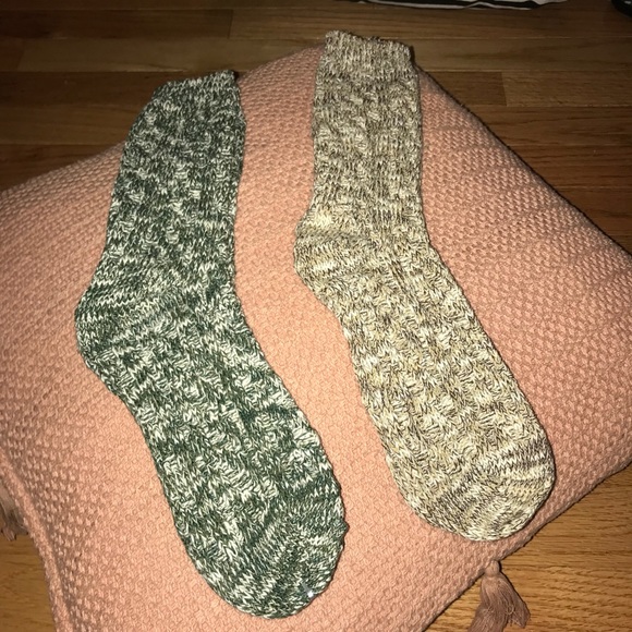 NEVER WORN!! Thick Knit Wool Socks - Picture 2 of 4
